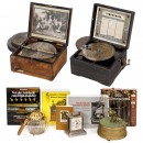 Symphonion Disc Musical Box No. 48 and Other Items, c. 1900 and 