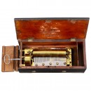 Key-Wind Musical Box with Philadelphia Provenance, c. 1850