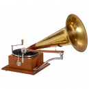 Replica of the Berliner Trademark Gramophone