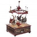 Musical Manivelle Automaton Carousel, c. 1890