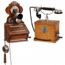 2 German Telephones