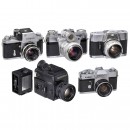 5 SLR Cameras, 24 x 36 mm, Popular Brands