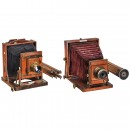 2 English Field Cameras, c. 1900