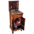 A.J.S. Pedestal Model De-Luxe Radio with Internal Horn Loudspeak