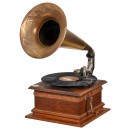 English Horn Gramophone, c. 1904