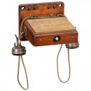 French Système Ader Wall Telephone, c. 1880