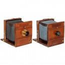 Suter Aplanat and 2 Field Cameras for 18 x 24 cm, c. 1900