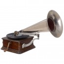 Columbia Model AJ Disc Gramophone, 1904 onwards
