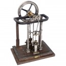 Radiguet & Massiot Single-Cylinder Overcrank Steam Engine, c. 19