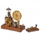 Small Morse Telegraph with Key, c. 1900