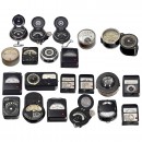 Collection of Early Selenium Light Meters, 1920 onwards
