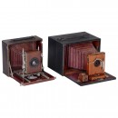 2 Early Folding Cameras, 1890 onwards