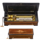 Rare Longue-Marche Musical Box by Daniel Aubert, c. 1885