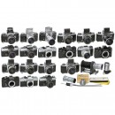 Collection of 19 Exakta Cameras from East and West Germany