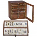 Mahogany Microscope Slide Cabinet, c. 1900