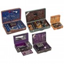 5 Electrical Treatment Devices in Cases, c. 1920
