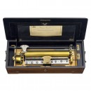 Harp Piccolo Musical Box by F. Conchon, Geneva, c. 1880