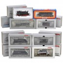 8 M?rklin Steam Locomotives, H0 Gauge