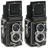 2台 Rolleiflex 3,5 A (Xenar 和 Tessar), 1951年