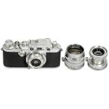 Leica IIIc 和3 个镜头盖, 1946年