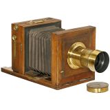 17 x 17 cm湿板相机,约1865年