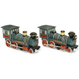 2个Western火车头, Modern Toys制造, 约1965年