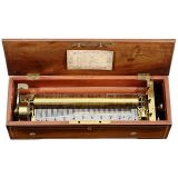 ‘Lecoultre Brechet’音乐盒带3个侧钟 约1850年