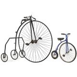 Penny Farthing Bicycle with Sidewheels