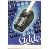 Original Calculator Poster Addo, 1935