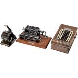 2 Calculating Machines and a Checkwriter