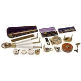 Lot of Measuring and Surveying Instruments, c. 1900