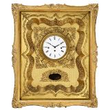 Viennese-Type Musical Picture Frame Clock, c. 1860