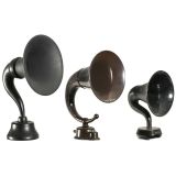 3 Horn-Type Radio Loudspeakers, c. 1925