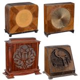 4 Wood-Cased Loudspeakers, c. 1928