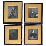 4 Ambrotypes by George Hughes, c. 1860