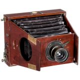 Focal Plane Eclipse (6 ¼ x 8 ¼) by Shew, c. 1890