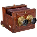 Stereo Wet-Plate Camera by Murray & Heath, London, c. 1860–70