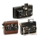 3 Bench-Built Stereo Cameras, 1930s
