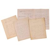 4 Original Kellner Letters, 1853/54