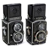 2 x Rolleiflex 4 x 4, 1934 and 1938