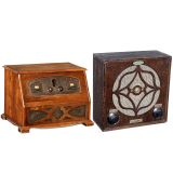 2 English Tube Radios