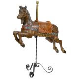 Rare Carved Carousel Goat, c. 1890