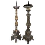 2 Large Candlesticks, c. 1900
