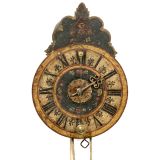 Southern German Iron Clock with Alarm, c. 1750