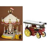 Märklin Musical Merry-Go-Round with Wilesco Showmen Engine