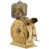 Early German Cast-Iron Art-Nouveau Style Mutoscope, c. 1900