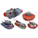 5 Japanese Space Toys, 1970 onwards