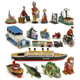 Group of Tin Toys