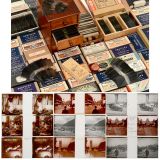 Approx. 900 Stereo Glass Slides (45 x 107 mm), 1910 onwards