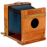 German Teak Field Camera 18 x 24 cm, c. 1900